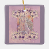 天使の朝の太陽の下でレニー・ラヴォワ セラミックオーナメント (正面)