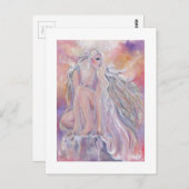 天使の朝の太陽の下でレニー・ラヴォワ ポストカード (正面/裏面)