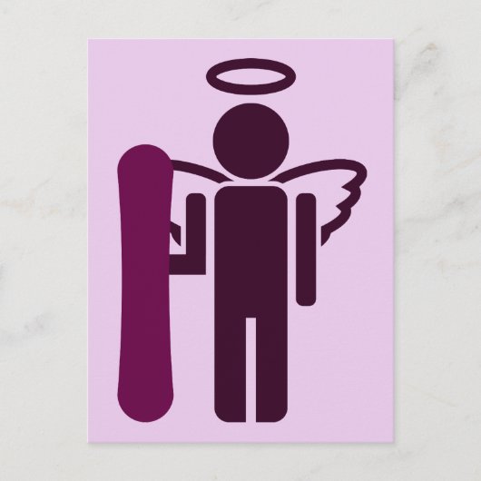 天使の板。 ポストカード (正面)