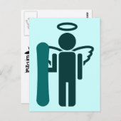 天使の板。 ポストカード (正面/裏面)