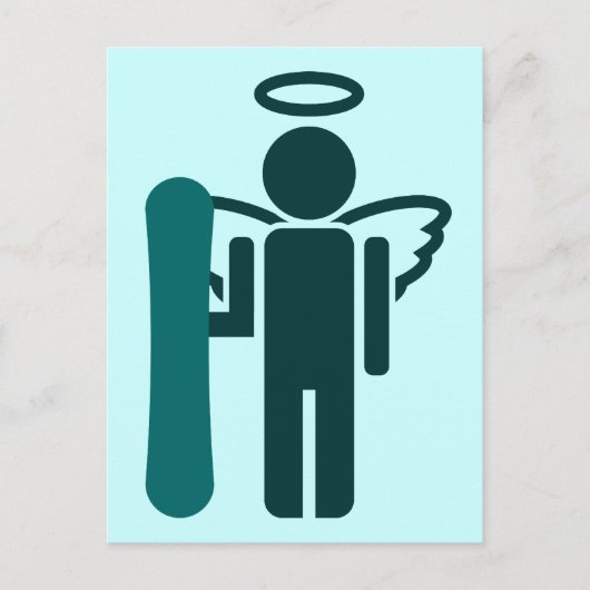 天使の板。 ポストカード (正面)