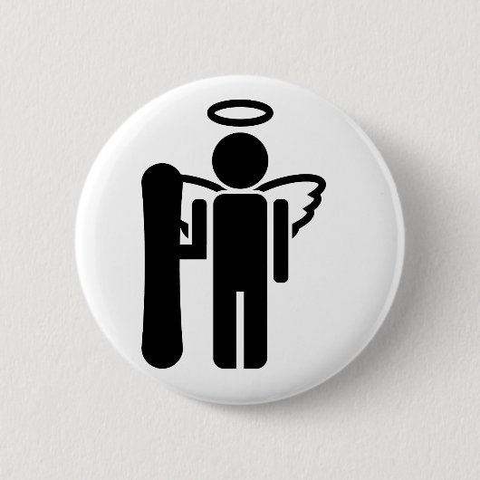 天使の板。 缶バッジ (正面)