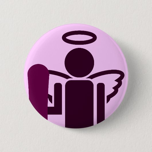 天使の板。 缶バッジ (正面)