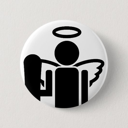 天使の板。 缶バッジ (正面)