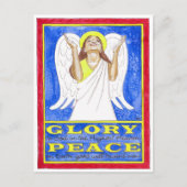 天使の栄光と神のハガキ感動的ー ポストカード (正面)