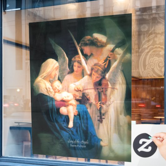 天使の歌1881 ウィンドウサイン (カフェ窓)