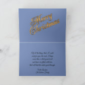 "天使の歌"の宗教クリスマスカード シーズンカード (内部)