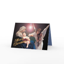 "天使の歌"の宗教クリスマスカード