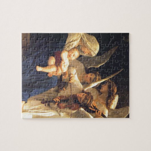 天使の歌、ウィリアム・アドルフ・ブグロー ジグソーパズル (横)