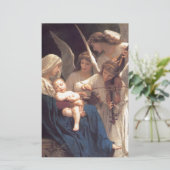 天使の歌-ウィリアム・アドルフ・ブグロー 便箋 (スタンド正面)