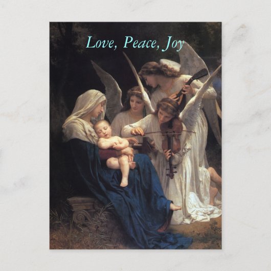 天使の歌，クリスマス葉書 シーズンポストカード (正面)