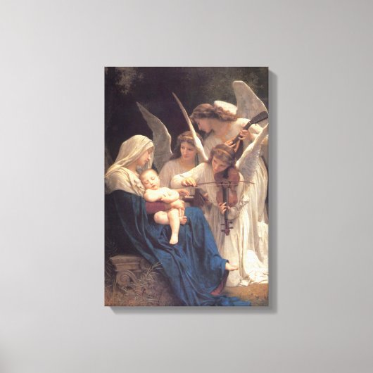 天使の歌(ヴィンテージ芸術) キャンバスプリント (正面)