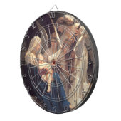 天使の歌(ヴィンテージ芸術) ダーツボード (正面右)