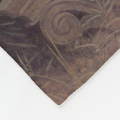 天使の歌(ヴィンテージ芸術) フリースブランケット (角)