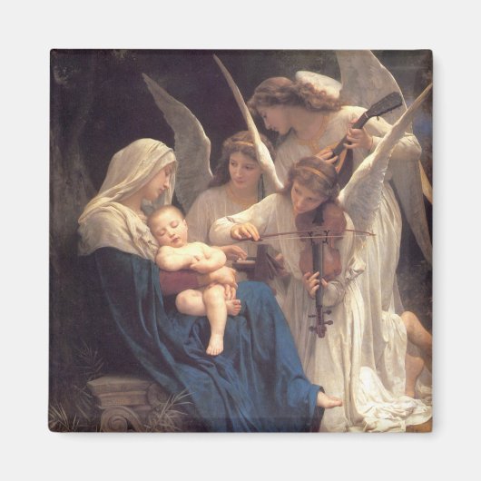 天使の歌(ヴィンテージ芸術) マグネット (正面)