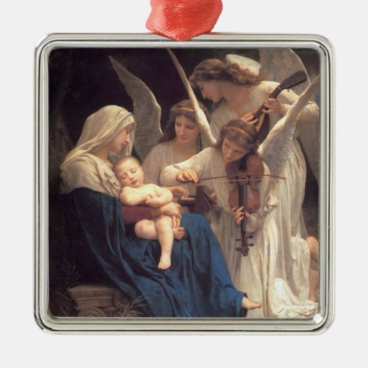 天使の歌(ヴィンテージ芸術) メタルオーナメント (正面)