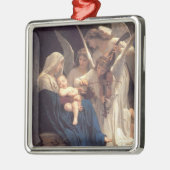 天使の歌(ヴィンテージ芸術) メタルオーナメント (左)