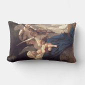 天使の歌(ヴィンテージ芸術) ランバークッション (正面)