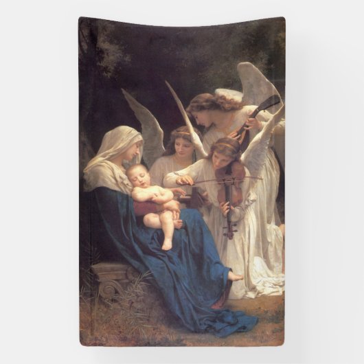 天使の歌(ヴィンテージ芸術) 横断幕 (縦)