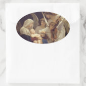 天使の歌 楕円形シール (バッグ)