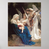 天使の歌 (1881) by Bouguereau ポスター (正面)