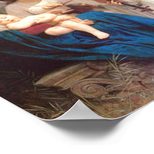 天使の歌 – William-Adolphe Bouguerau ポスター (角)