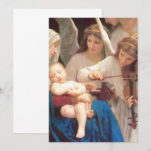 天使の歌 – William-Adolphe Bouguerau 招待状 (正面/裏面)