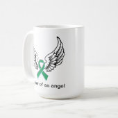 天使の母- anencephaly コーヒーマグカップ (正面左)