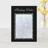 天使の治癒がよくなる カード (黄色い花)