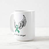 天使の父- anencephaly コーヒーマグカップ (正面左)