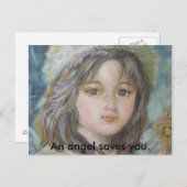 天使の王子。天使救よ。 ポストカード (正面/裏面)