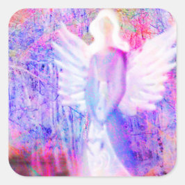 天使の白熱ステッカー スクエアシール