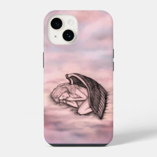 天使の眠り 天国の雲の上で iPhone 14ケース