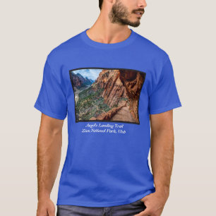 天使の着陸の道のザイオン国立公園-ユタ Tシャツ