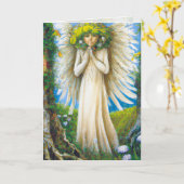 天使の祈り グラフィックアーツカード カード (黄色い花)