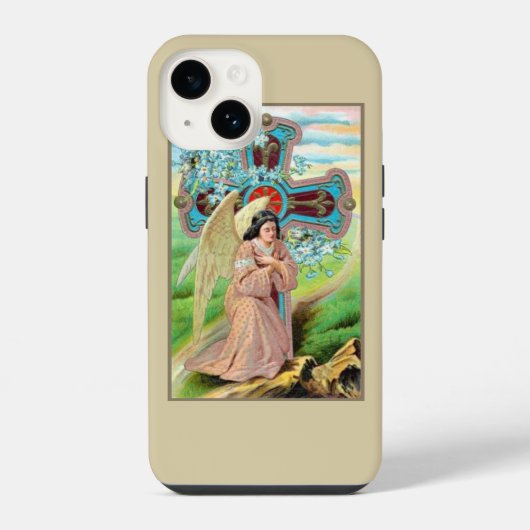 天使の祈り iPhoneケース (裏面)