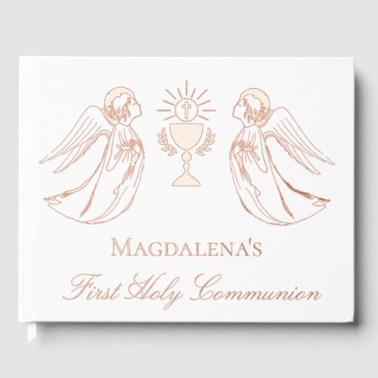 天使の第一聖餐式への崇拝 ゲストブック (正面)