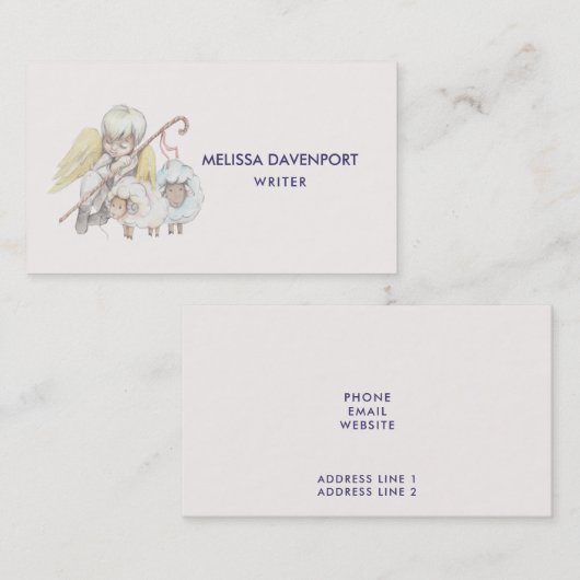 天使の羊飼い羊とラブス・パストラル 名刺 (正面/裏面)