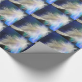 天使の羽と星 ラッピングペーパー (角)