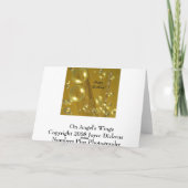 天使の翼で カード (裏面)