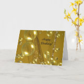 天使の翼で カード (黄色い花)