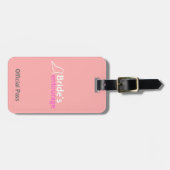 天使の翼との花嫁の側近 ラゲッジタグ (正面横)