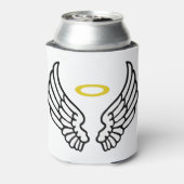 天使の翼とハロー 缶クーラー (缶裏面)