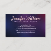 天使の翼と無限のシンボル 名刺 (裏面)