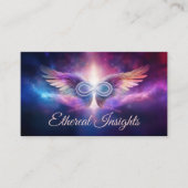 天使の翼と無限大のシンボル 名刺 (正面)