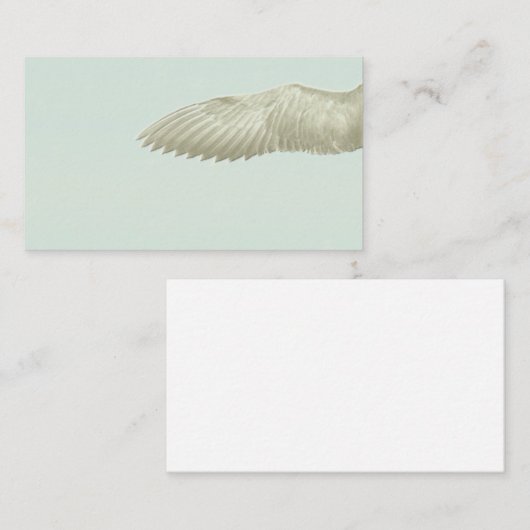 天使の翼によっては羽の名刺が飛びます 名刺 (正面/裏面)