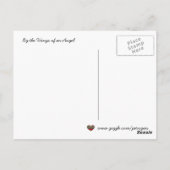 天使の翼によって ウクライナ民俗芸術 ポストカード (裏面)