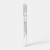 天使の翼のみ半分の邪悪モノグラムおもしろい iPhone 16ケース (左側面)