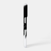 天使の翼のみ半分の邪悪モノグラムおもしろい iPhone 16ケース (右側面)