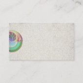 天使の翼の抽象的な天使の名刺 名刺 (裏面)